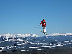Mt. Sima Skiier, Yukon Territory